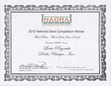 NADRA 2012 award