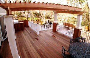 pergola building Long Island